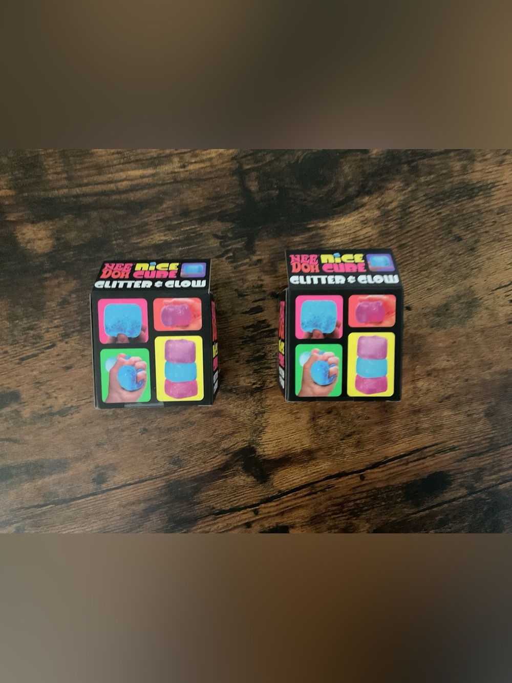 🩷💙both Blue & Pink Nice cube glitter&glow✨!! Great texture!! ✨DISCOUNT SHIPPING✨ - Picture 4 of 5